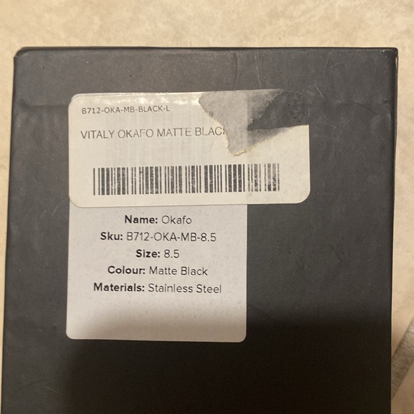 Men’s black woven bracelet. Never worn and comes with box. Size 8.5 (large). - Picture 3 of 4